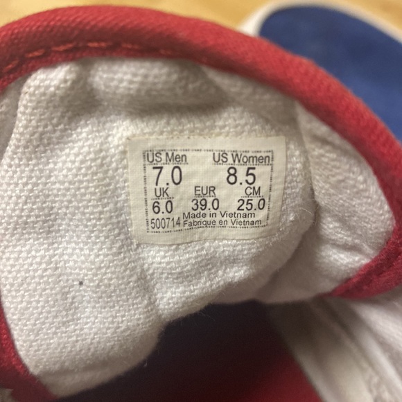 Vans old skool yacht club men size 7.0/ women size:8.5 - Picture 5 of 7